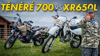 How to convince your wife that you NEED a motorcycle | Yamaha Ténéré 700 vs Honda XR650L