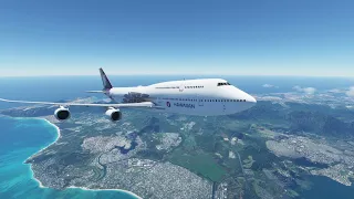 Microsoft Flight Simulator | Boeing 747-8 Hawaiian Airlines (Honolulu - London) | 4K