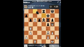 Chess com Blitz 3 minute chessc7c7 2620 & Kingsniper67 2434