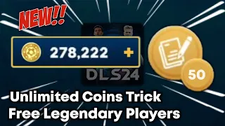 *NEW* How to Get UNLIMITED Coins and FREE LEGENDARY Players in Dream League Soccer 2024