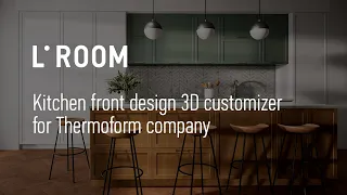 Interactive 3D Online Configurator for Thermoform Kitchen Facade Design made with Unreal Engine