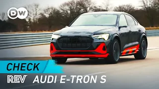 Audi e-tron S Sportback takes on rally champ | Check | Audi e-tron S Review