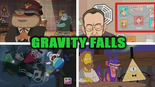 15 REFERENCIAS de GRAVITY FALLS en otras CARICATURAS