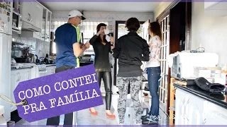 Contando da gravidez pra família - com NAIUMI GOLDONI e ANDRÉ MOREIRA #trocandofigurinhas