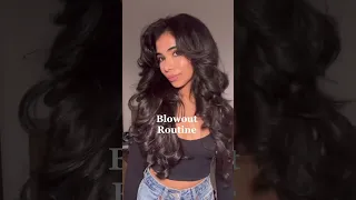 Blowout Routine using Viral Shark Flexstyle #blowout #hairstyle