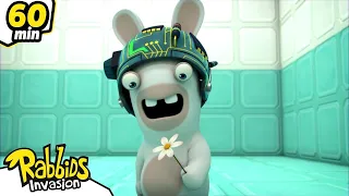 The Rabbids take over the lab ! | RABBIDS INVASION | 1H New compilation | Cartoon for kids