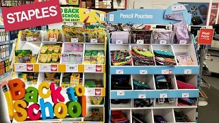 STAPLES * BACK TO SCHOOL SHOPPING - STORE WALKTHROUGH JULY 2019