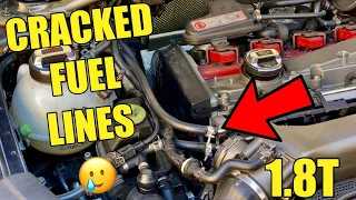 Top Fuel Lines easy Replacement 1.8T  | Mk1 TT