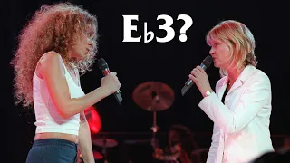 Mariah Carey - Is there an Eb3 in "Hopelessly Devoted to You"?