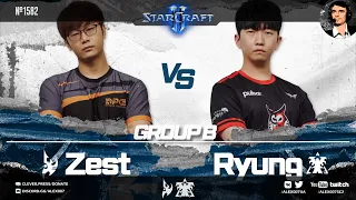 ПОДВИГ ИЛИ СЛИВ? Zest - Ryung | 2022 GSL CodeS Season 1 Ro20 GroupB Match 5 - Корейский StarCraft II