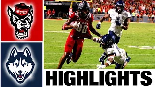 NC State vs UConn Highlights | NCAA College Football Week 1 | 2023 College Football Highlights