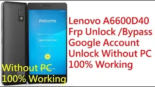 Lenovo A6600D40 Frp Unlock//Bypass Google Account Unlock Without PC 100% Working By Tech Babul