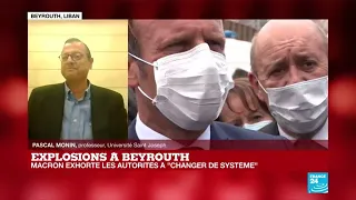 Explosions à Beyrouth : Emmanuel Macron a reçu un "accueil humain"