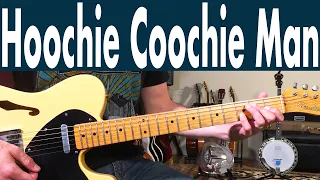 Muddy Waters Hoochie Coochie Man Guitar Lesson + Tutorial