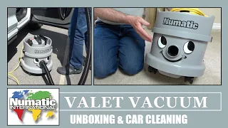 Numatic NVH200-1 Valet Vacuum Cleaner Unboxing & Car Cleaning Demonstration