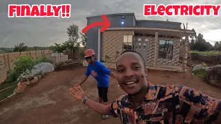 FINALLY WE HAVE ELECTRICITY IN  OUR NEW  HOME ❤️ Living OFF GRID || THE SAD REALITY OF YOUTUBE IN...