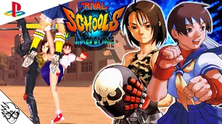 Rival Schools: United by Fate (PS1 / 1997) - Sakura Kasugano / Akira Kazama [Playthrough/LongPlay]