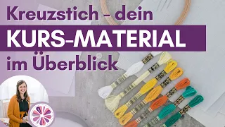 Kreuzstich-Kurs: Dieses Material brauchst du