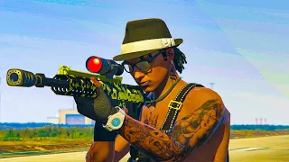 GTA Tryhards Vs Me and My Thermal Scope (Fun)