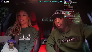 Silky Reacts To Kai Cenat "I Told Teanna Trump To Come To The Backseat"