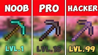 Which pickaxe is actually the fastest in Minecraft?