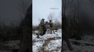 French MO-120-RT61 120 mm mortar in action 🇫🇷 🇺🇦 #warinukraine #shorts