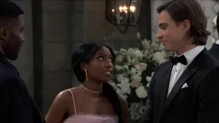 GH 2/13/2023 | Portia and Curtis' wedding: Trina introduces Spencer to Sterling and Zeke