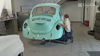 Volkswagen Beetle 1303  restoration. Фольксваген жук 1303 кузовной ремонт.