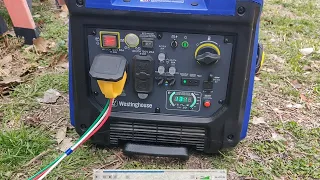 Powering my house with a 4500 watt 120v generator.