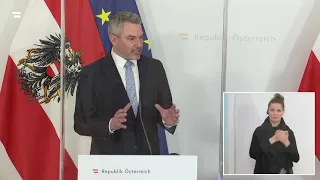 Pressekonferenz über die Neuaufstellung des Verfassungsschutzes