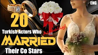 20 Turkish Actors who married their co stars Shocks everyone 2023 | Turkish Series English Subtitles