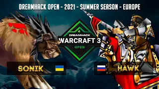 Sonik (NE) vs Hawk (HU) DreamHack Open - 2021 Summer с Майкером