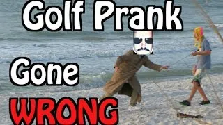 PRANK GONE WRONG (Crazy Guy Attacks Me) Golfing Prank | JOOGSQUAD PPJT