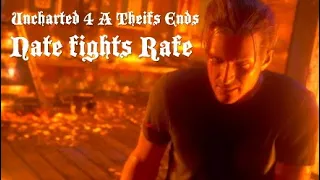 UNCHARTED 4 A THEIFS END (Nate fights Rafe) Final Boss Battle