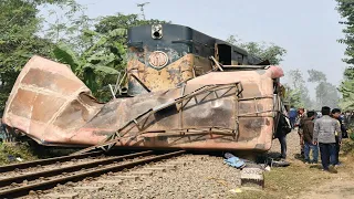 TOP Dangerous Trains Crashing Compilation & Crazy Car Crossing Railroad    Worst Train Hit Truck&Car