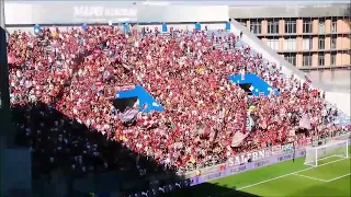 Sassuolo - Salernitana: l'invasione dei tifosi granata al Mapei Stadium