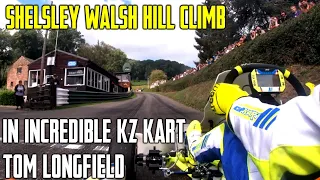 Crowds STUNNED by insanely fast kart on SHELSLEY WALSH HILL CLIMB - Onboard!!!