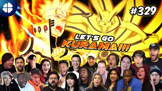 Naruto Kurama Mode First Time!!! 24 People React [Shippuden Ep. 329] 🔥🦊 ナルト 疾風伝 海外の反応