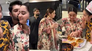 Aiman Khan Making iftar With Daughter Amal Muneeb & Husband Muneeb Butt