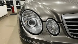 Mercedes w211 ils - замена линз, диодные Expression