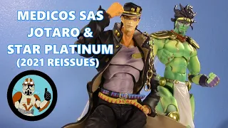 Medicos Super Action Statue JOTARO KUJO and STAR PLATINUM 2021 REISSUE (Jojo Part III) | Jcc2224