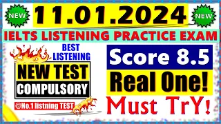 IELTS LISTENING PRACTICE TEST 2024 WITH ANSWERS | 11.01.2024