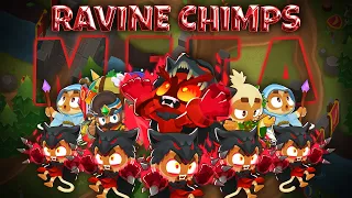 New Year Special: Ravine CHIMPS Black Border Guide ft. Druid META Strategy in 2024! (BTD6)