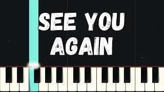 See You Again - Wiz Khalifa & Charlie Puth | Beginner Piano Tutorial Easy