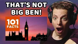 American Reacts to 101 Facts About The UK