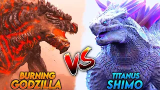 Burning Godzilla Vs Titanus SHIMO / Who will win ? ( HINDI )