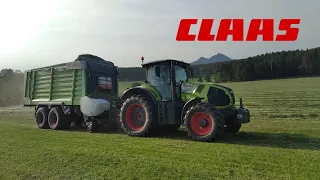 Senáže 2022 ZD Březovice // Claas axion 830 // Claas cargos 8400