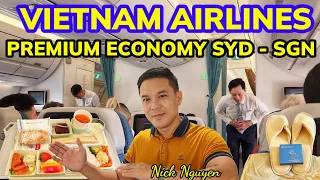 VIETNAM AIRLINES PREMIUM ECONOMY BAY TỪ ÚC VỀ VIỆT NAM NHƯ THẾ NÀO? || Nick Nguyen