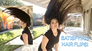 LONG HAIR FLIPS & WHIPS :)