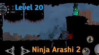 Ninja Arashi 2 Level 20 | Act 1| Artifact Location | without dying